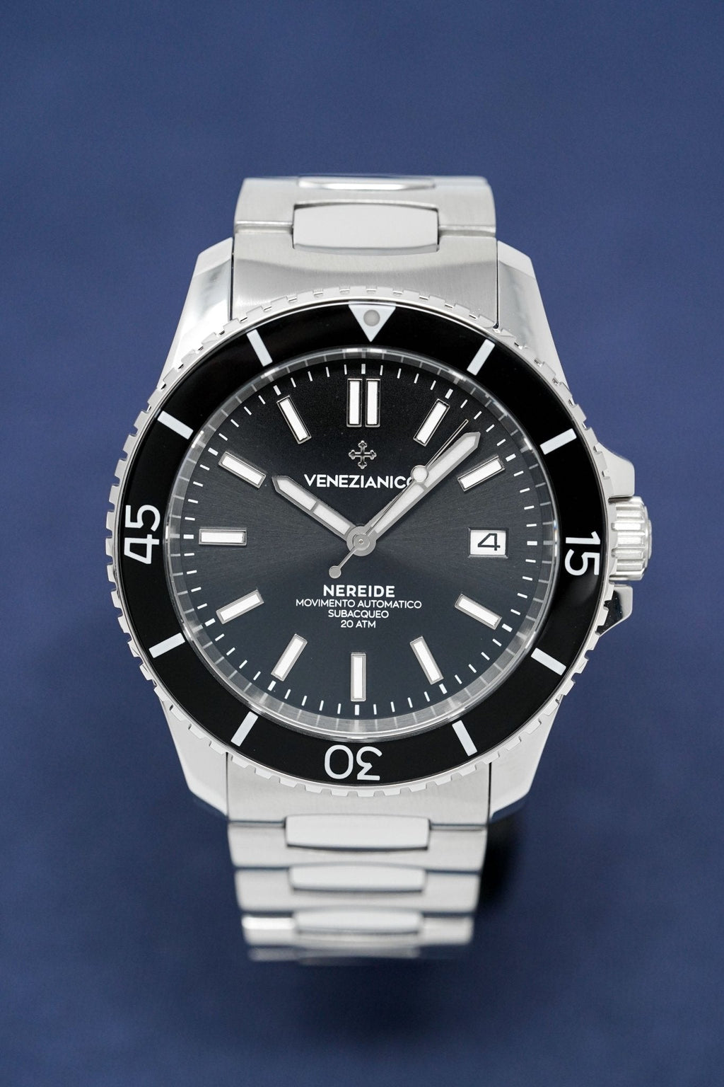 Venezianico Automatic Watch Nereide Canova Bracelet Black