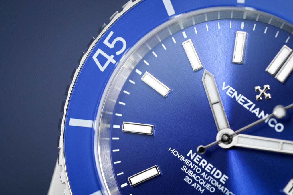 Venezianico Automatic Watch Nereide Canova Bracelet Blue