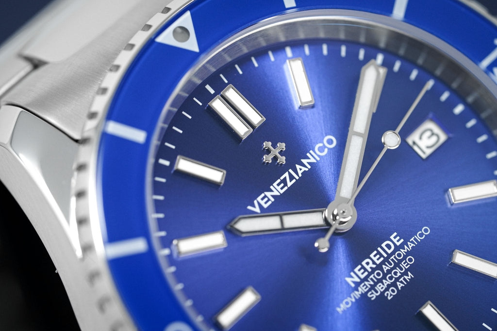 Venezianico Automatic Watch Nereide Canova Bracelet Blue