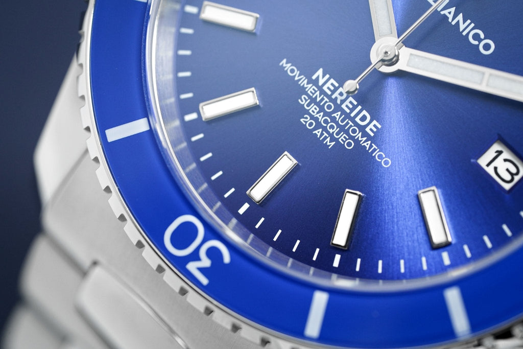 Venezianico Automatic Watch Nereide Canova Bracelet Blue