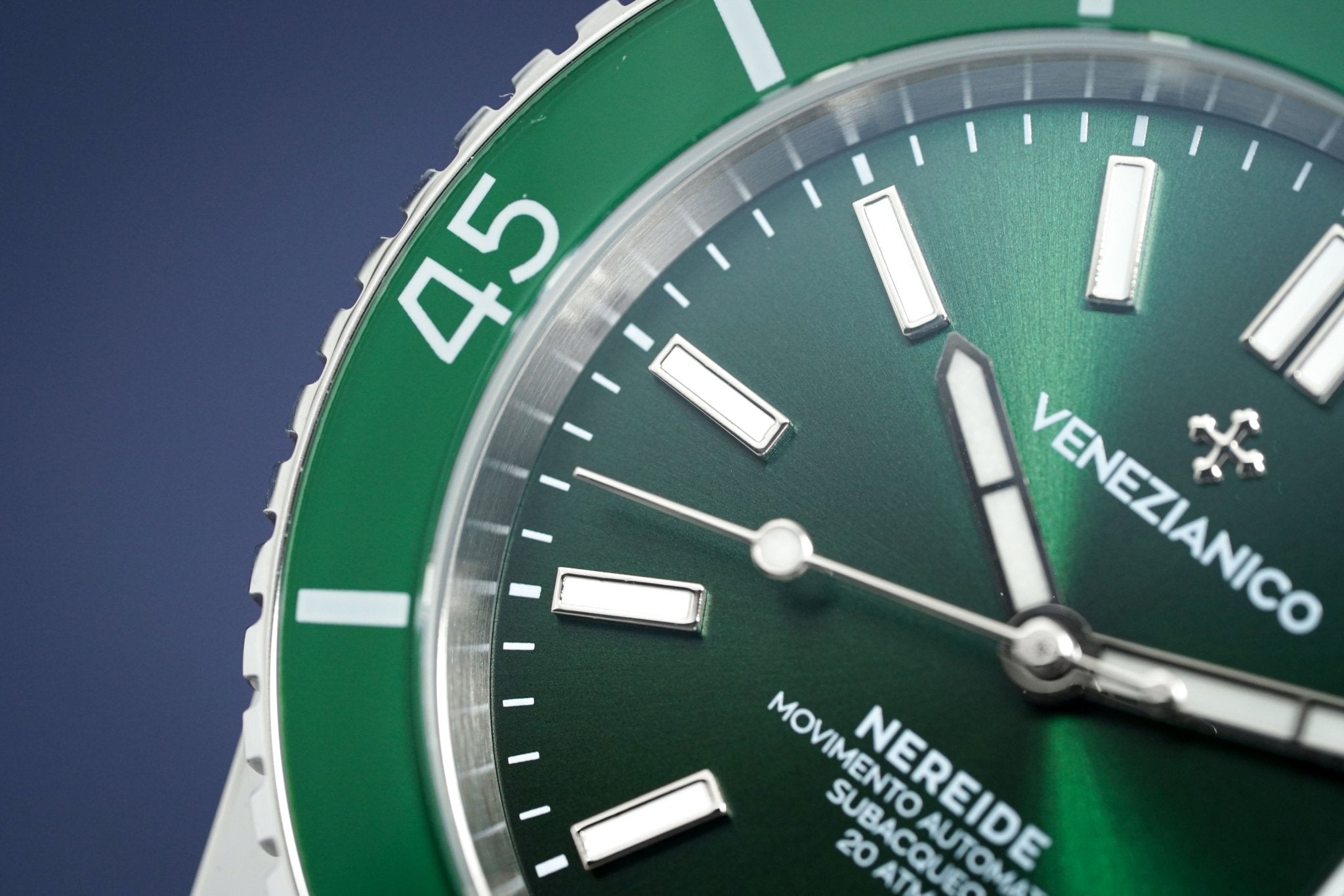 Venezianico Automatic Watch Nereide Canova Bracelet Green