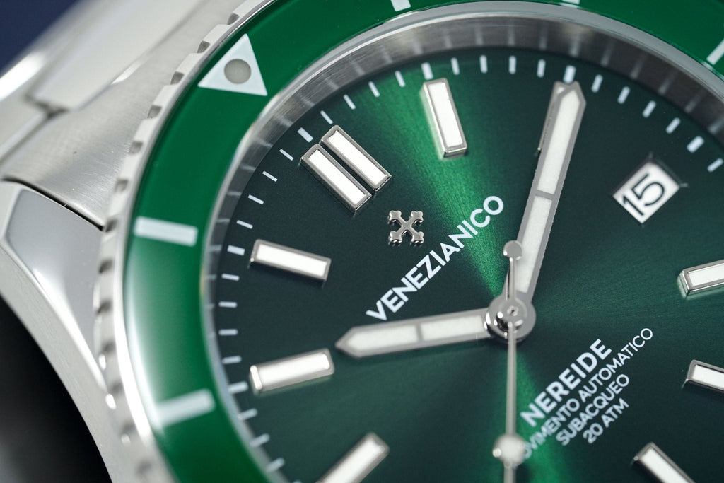Venezianico Automatic Watch Nereide Canova Bracelet Green