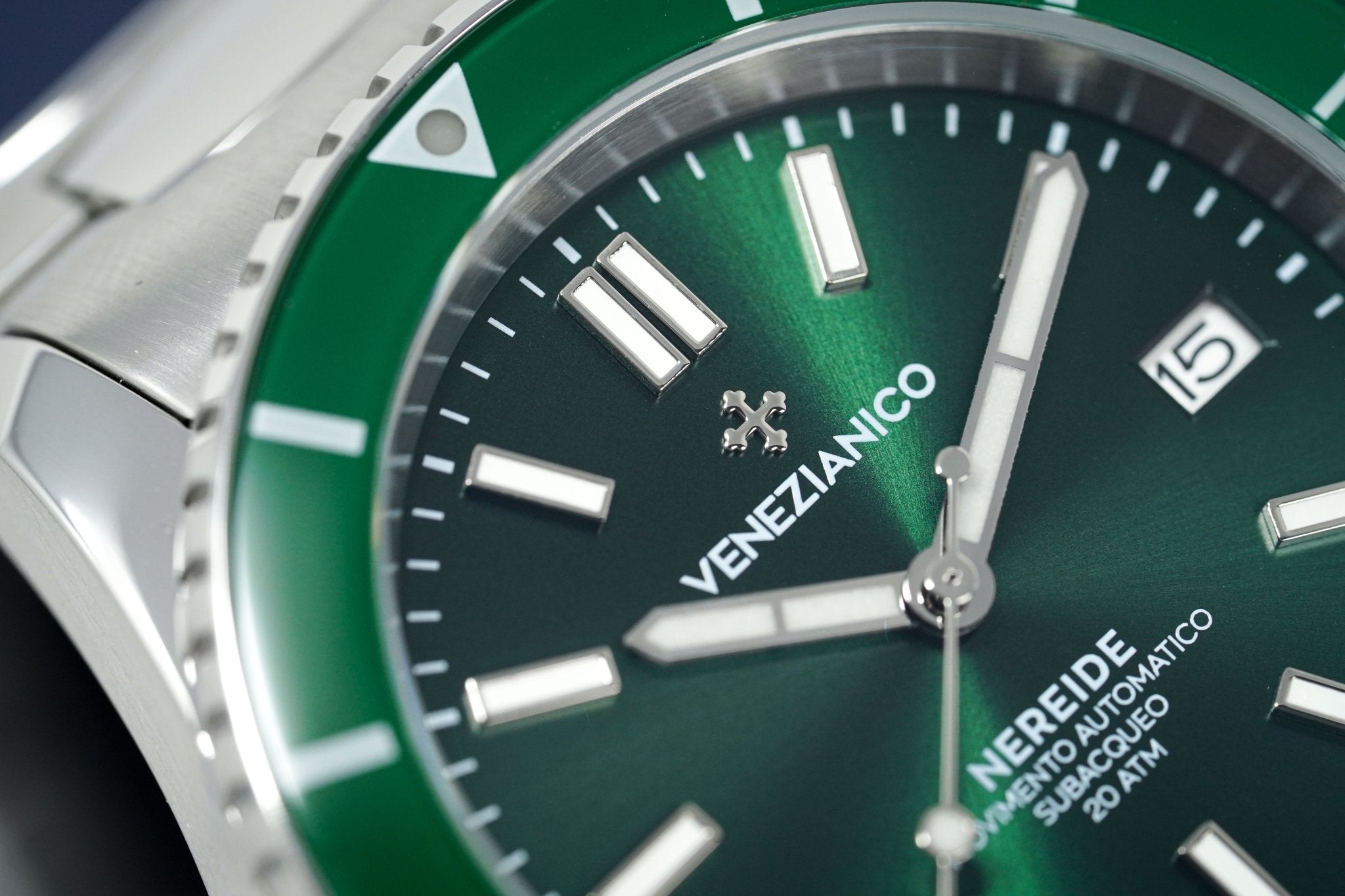Venezianico Automatic Watch Nereide Canova Bracelet Green