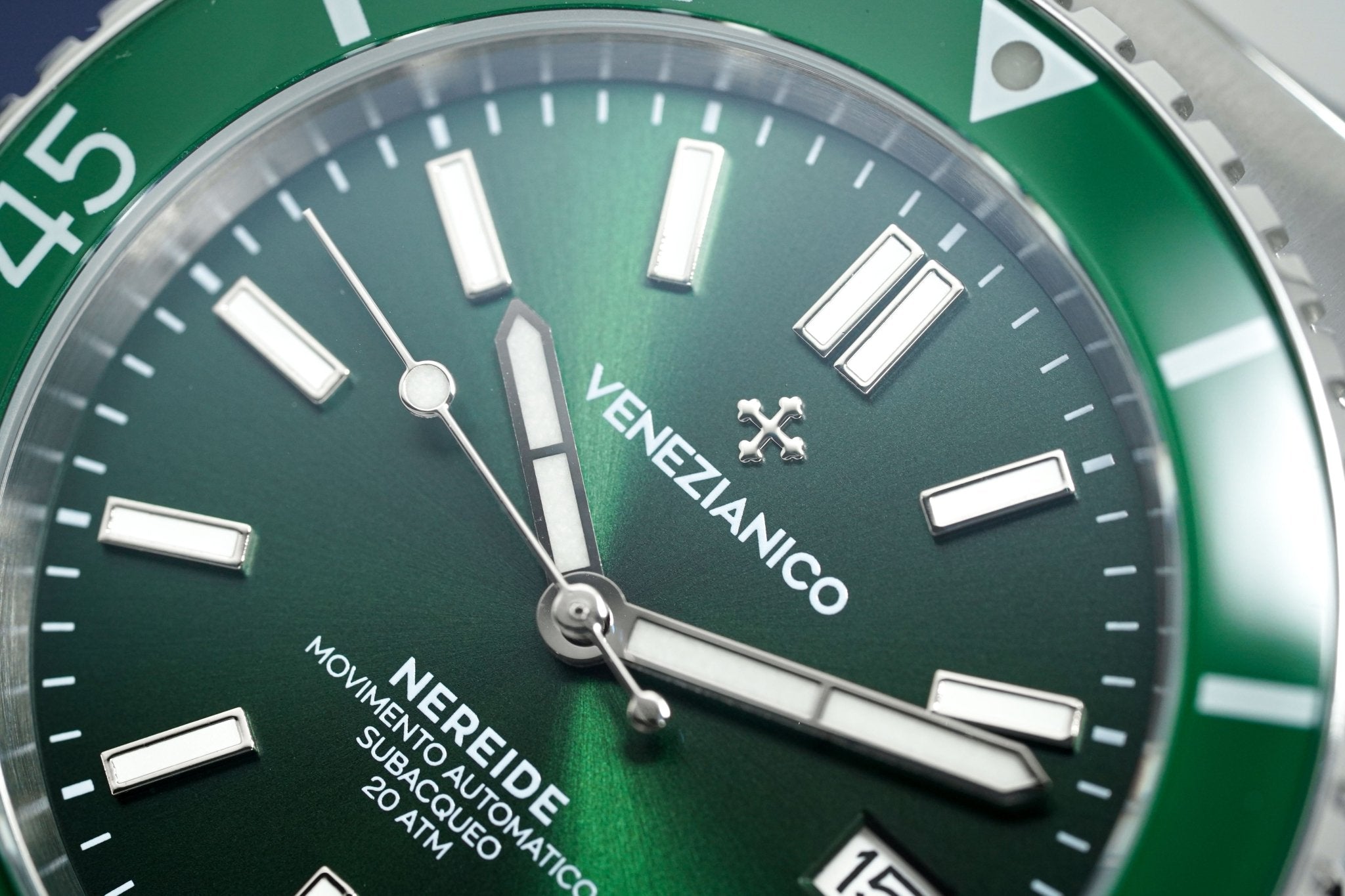Venezianico Automatic Watch Nereide Canova Bracelet Green
