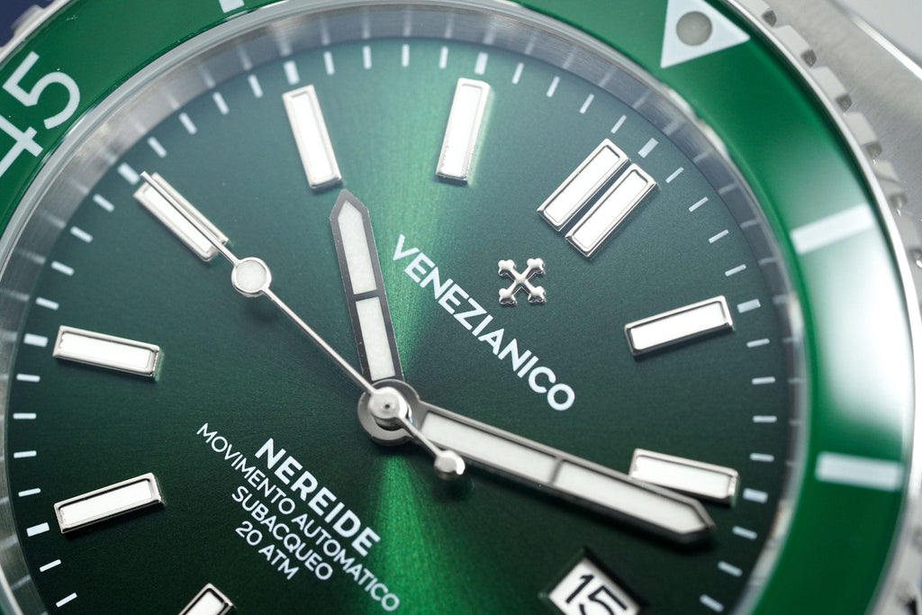Venezianico Automatic Watch Nereide Canova Bracelet Green