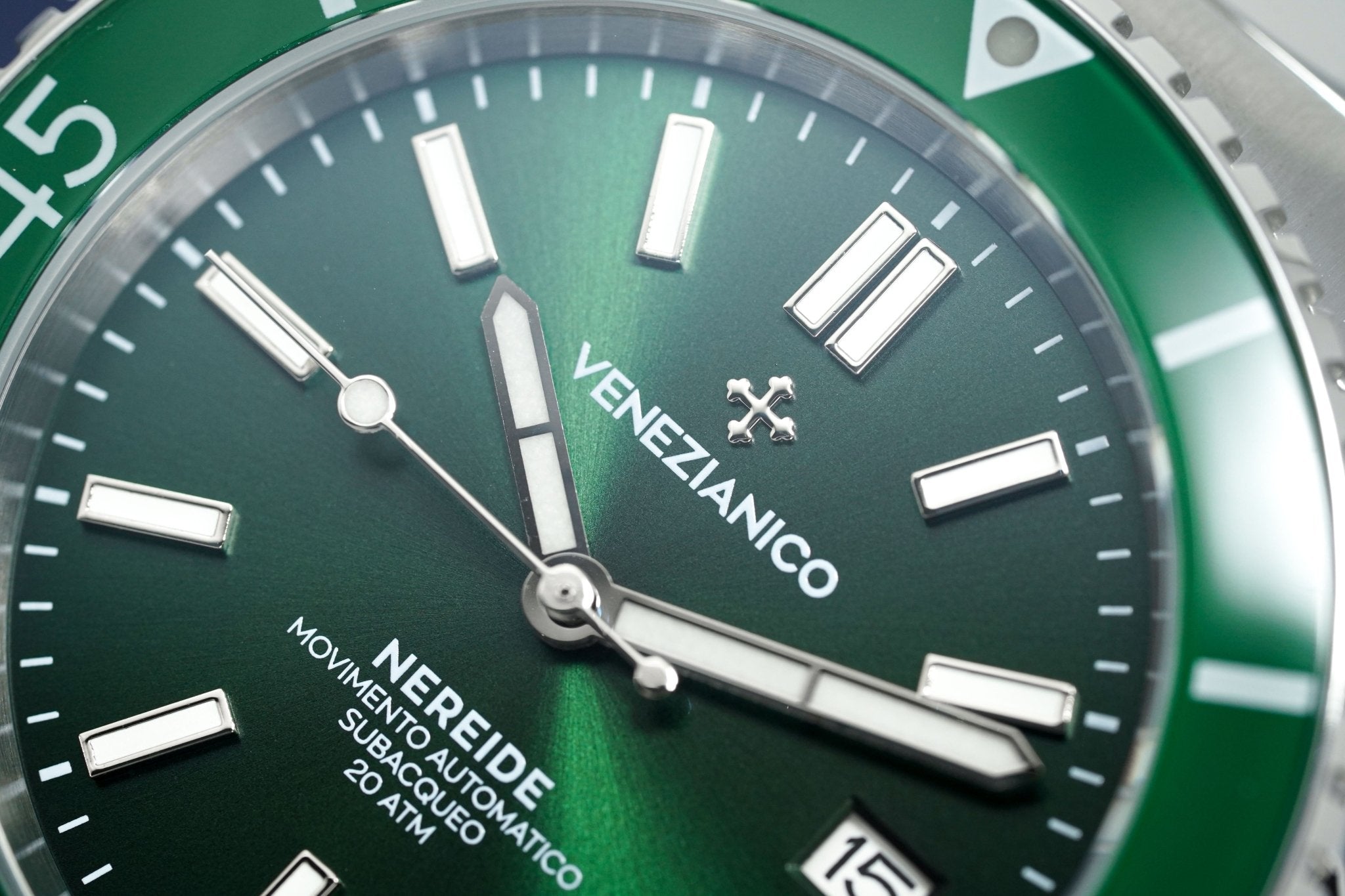 Venezianico Automatic Watch Nereide Canova Bracelet Green