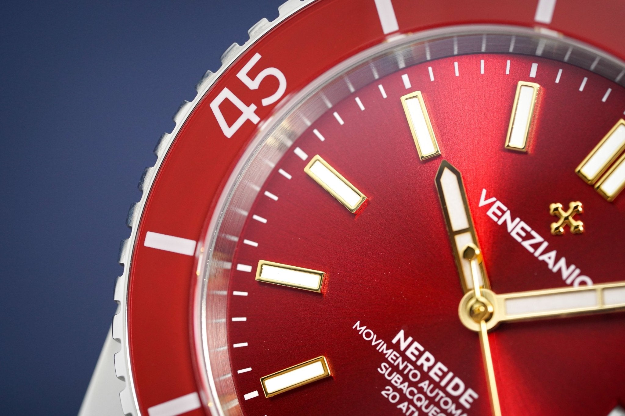 Venezianico Automatic Watch Nereide Canova Bracelet Red