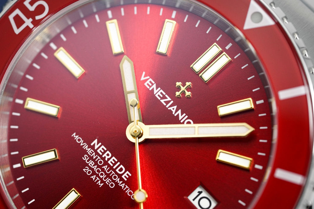 Venezianico Automatic Watch Nereide Canova Bracelet Red