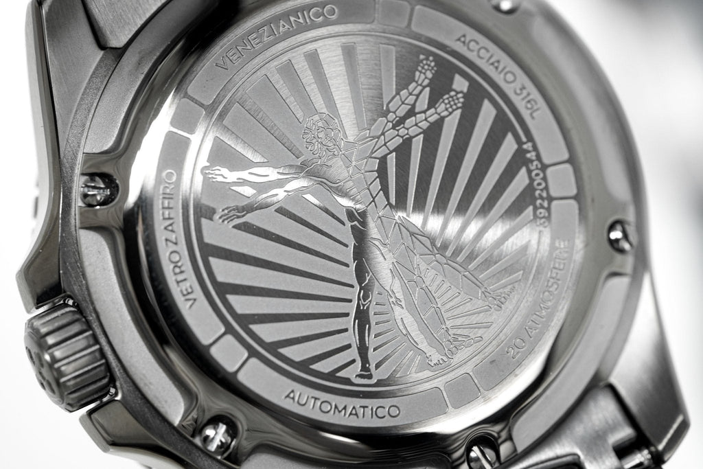 Venezianico Automatic Watch Nereide UltraLeggero Skeleton Gunmetal