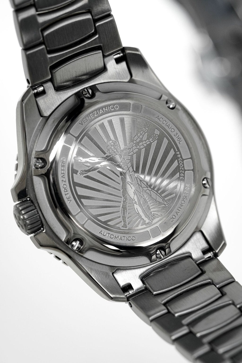 Venezianico Automatic Watch Nereide UltraLeggero Skeleton Gunmetal