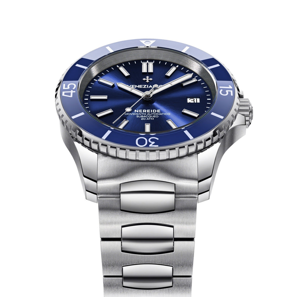 Venezianico Automatic Watch Nereide Canova Bracelet Blue