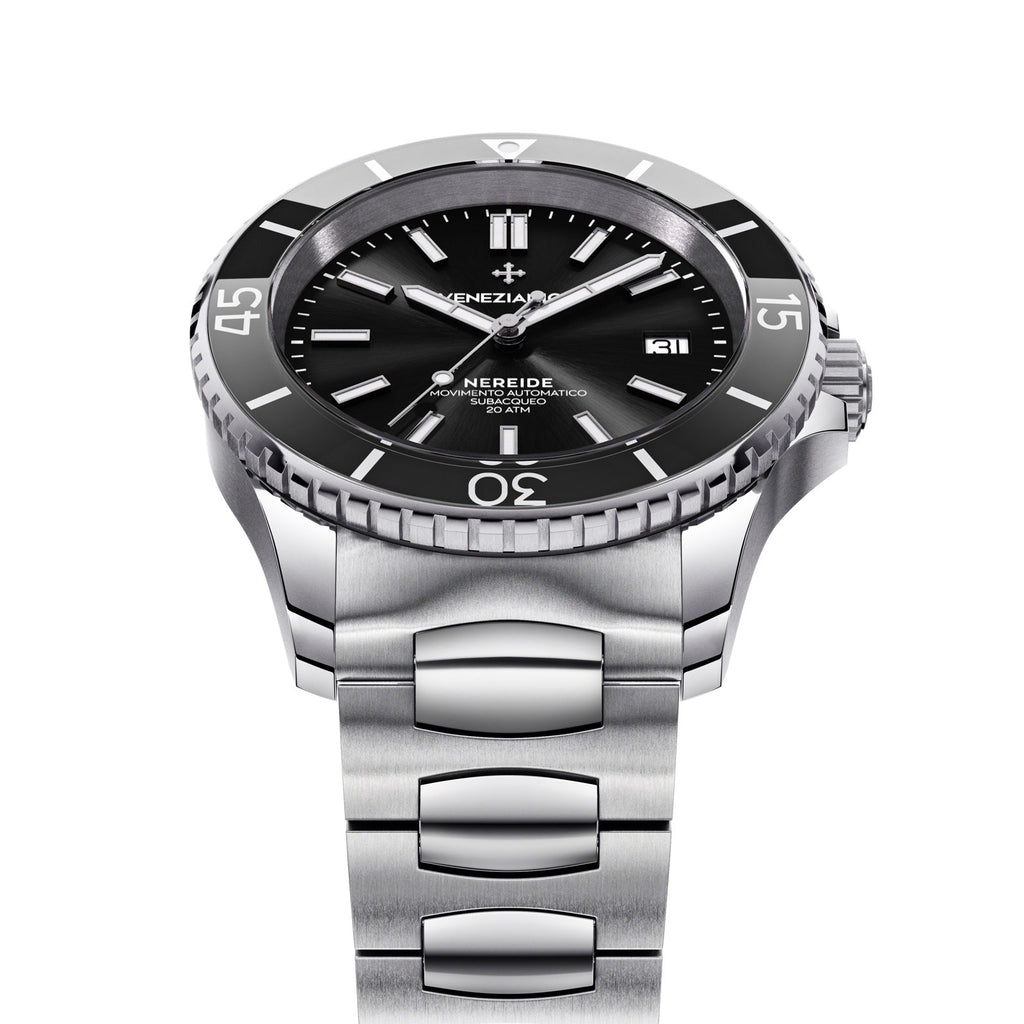 Venezianico Automatic Watch Nereide Canova Bracelet Black