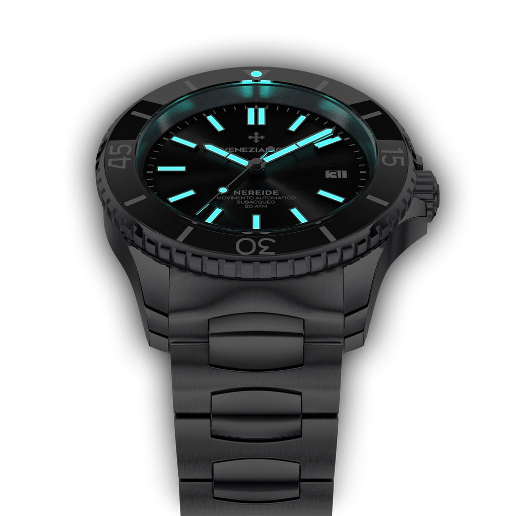Venezianico Automatic Watch Nereide Canova Bracelet Black