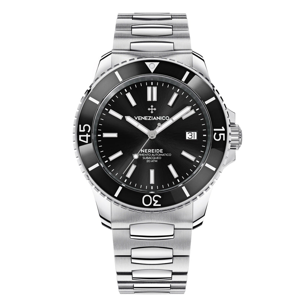 Venezianico Automatic Watch Nereide Canova Bracelet Black