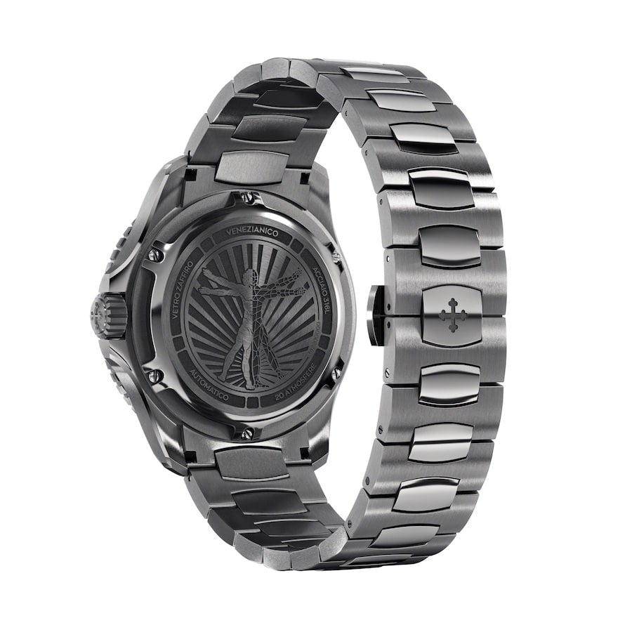 Venezianico Automatic Watch Nereide UltraLeggero Skeleton Gunmetal