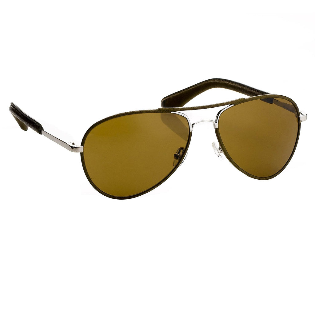 Veronique Branquinho Sunglasses Silver and Brown