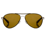 Veronique Branquinho Sunglasses Silver and Brown
