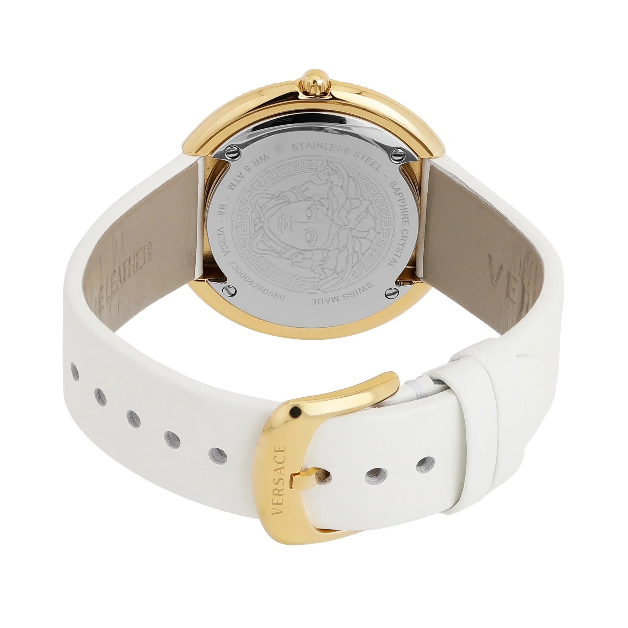 Versace Ladies Watch Thea 38mm White Gold