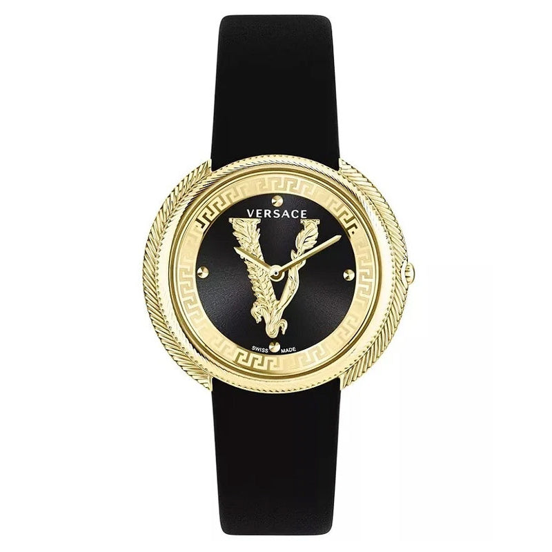 Versace Ladies Watch Thea 38mm Black Gold