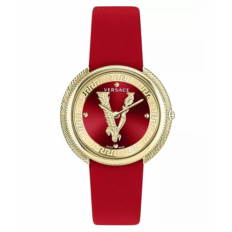 Versace Ladies Watch Thea 38mm Red Gold