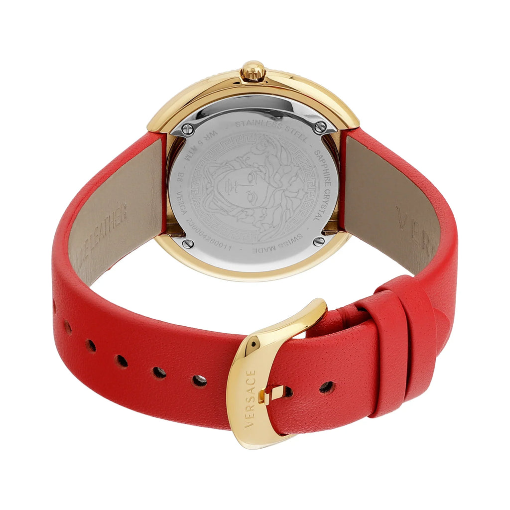 Versace Ladies Watch Thea 38mm Red Gold