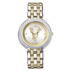 Versace Ladies Watch Thea 38mm White Two-Tone Bracelet