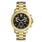 Versace Men's Watch New Chrono 45mm Gold Bracelet