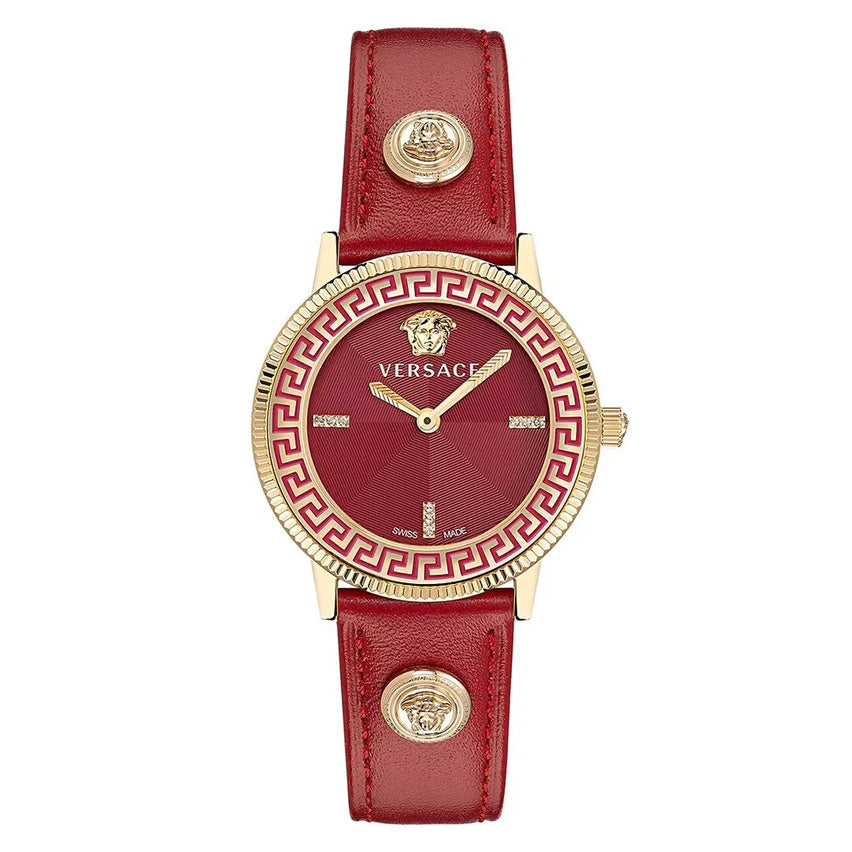 Versace Ladies Watch V-Tribute Red Diamond