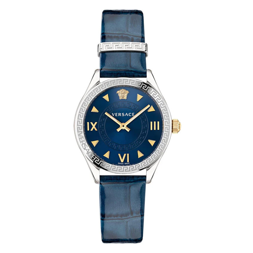 Versace Ladies Watch Hellenyium 35mm Blue