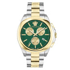Versace Ladies Watch Chrono 40mm Green Bracelet