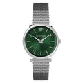 Versace Men's Watch V-Circle Green Bracelet