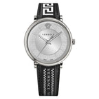 Versace Men's Watch V-Circle Silver Black