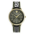 Versace Men's Watch V-Circle Green Gold