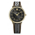 Versace Men's Watch V-Circle Brown Gold