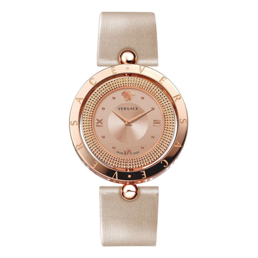 Versace Eon 33.5mm Ladies Rose Gold Watch