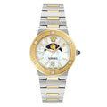Versace Greca Logo Moonphase Ladies' White Two-Tone Watch