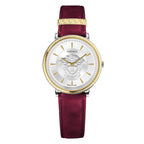 Versace Ladies Watch V-Circle 38mm Red Burgundy