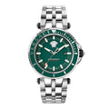 Versace Men's Watch V-Race Diver 46mm Green Bracelet