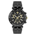 Versace Men's Watch Bold Chrono 46mm Black Bracelet