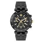 Versace Men's Watch Bold Chrono 46mm Black Bracelet