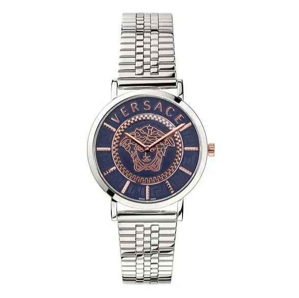 Versace Ladies Watch V-Essential 36mm Blue Bracelet