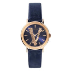 Versace Ladies Watch Virtus Blue IP Gold