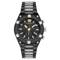 Versace Men's Watch Greca Sporty Chronograph 46mm Black Silver