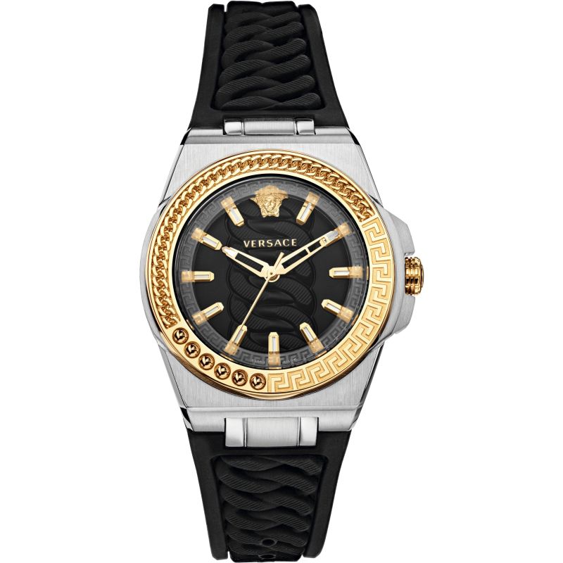 Versace Chain Reaction Ladies Black Watch