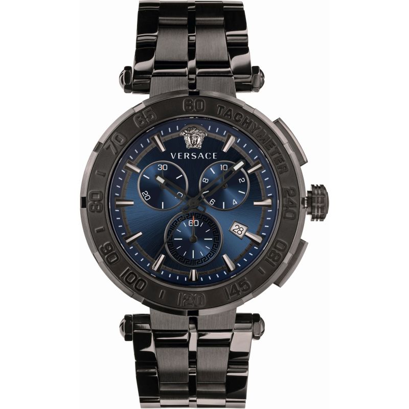 Versace Greca Chrono Men's Black Watch