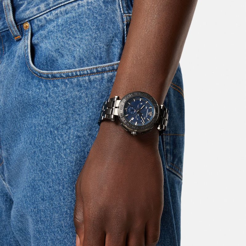 Versace Greca Chrono Men's Black Watch