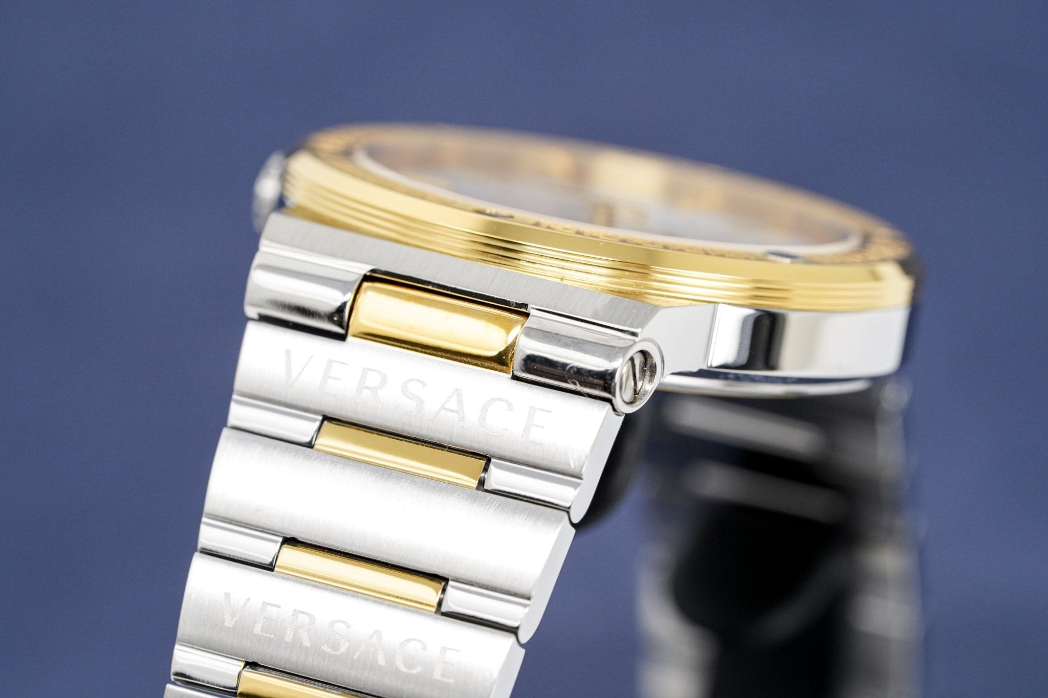 Versace Men's Watch Greca Logo Small Seconds Two-Tone