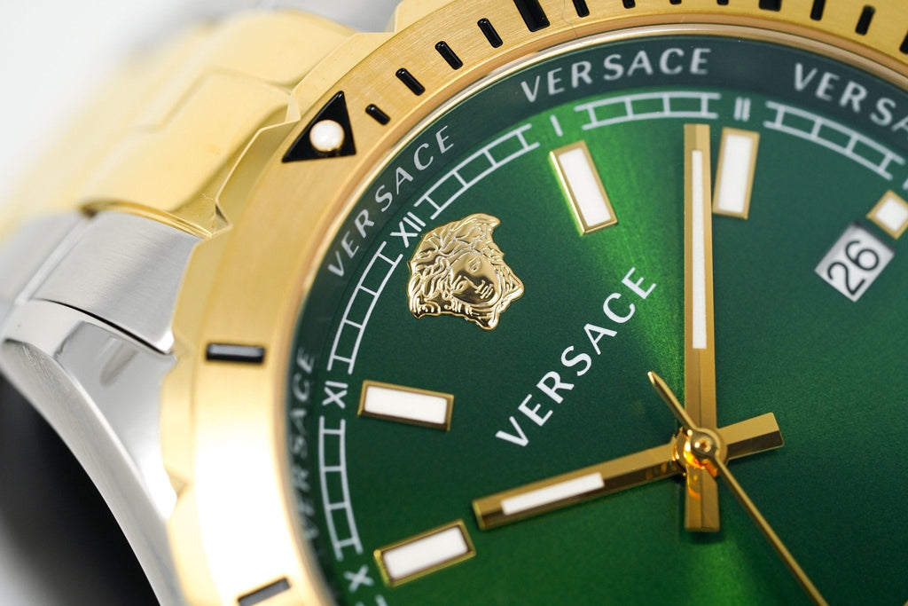 Versace Hellenyium 42mm Green Dress Watch