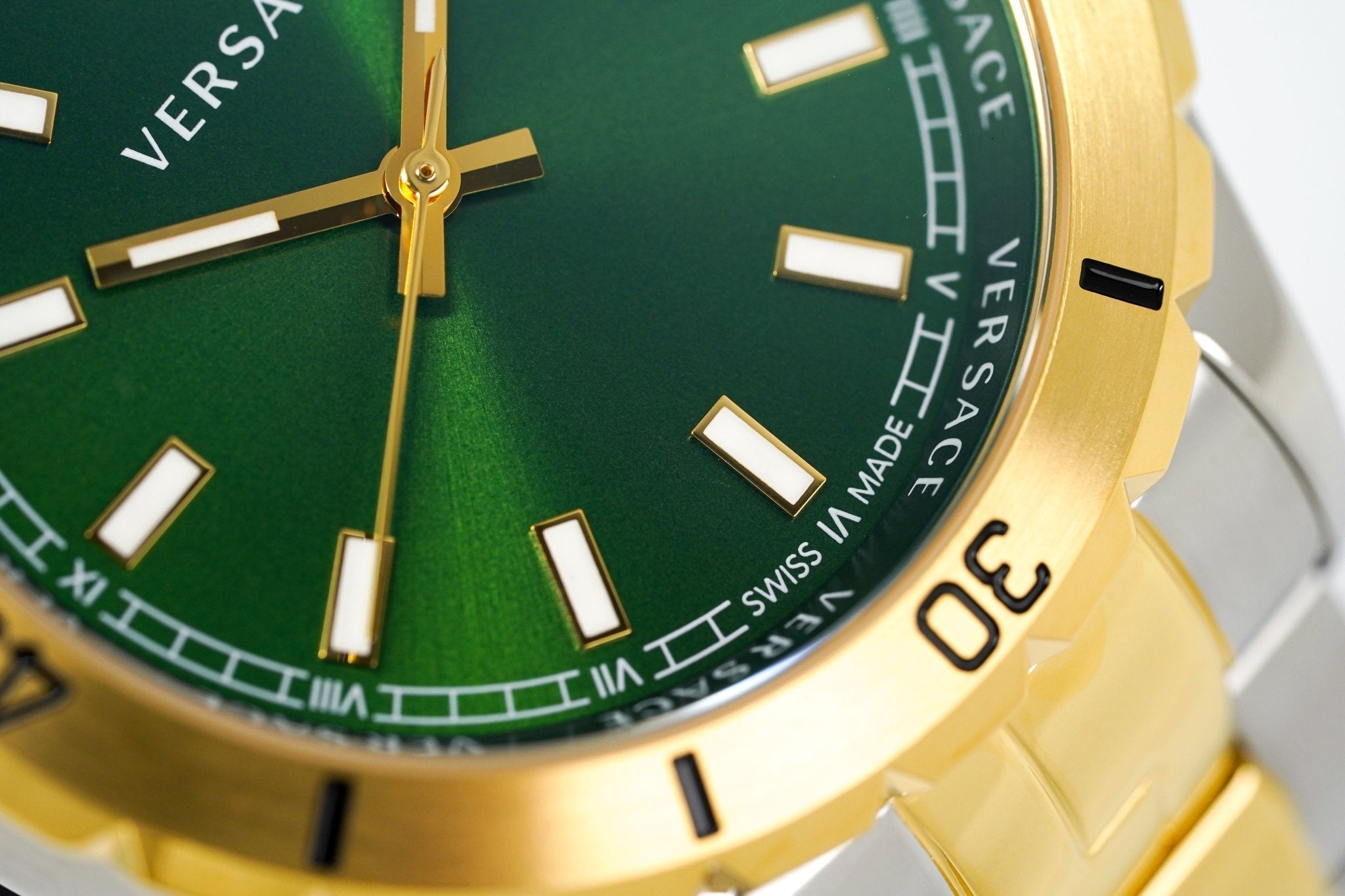 Versace Hellenyium 42mm Green Dress Watch