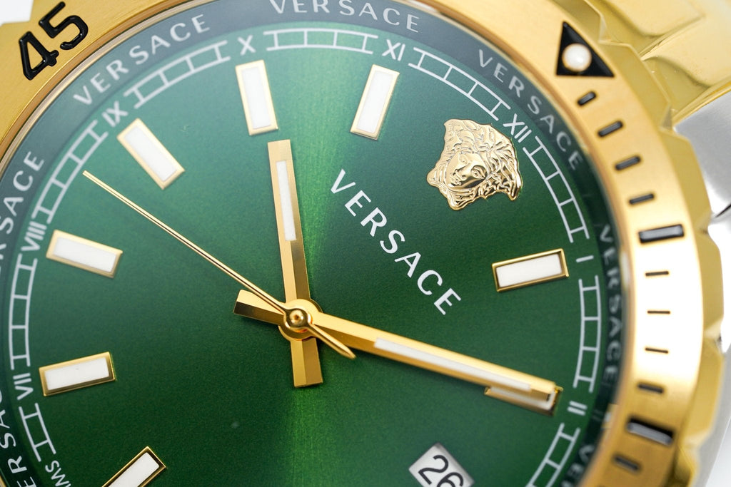 Versace Hellenyium 42mm Green Dress Watch